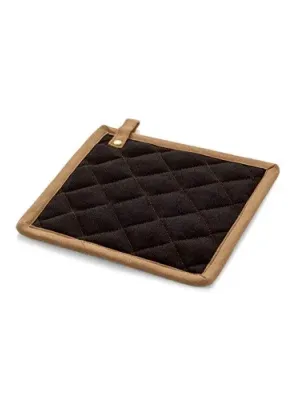 CLOVES. Potholder in canvas cotton (275 g/m²) – Noir
