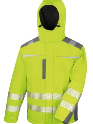 Manteau softshell dynamique – Fluorescent Yellow