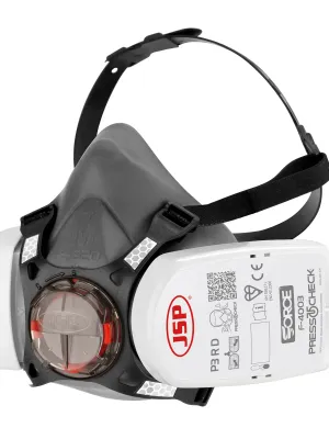 Force™8 mask with Press To Check™ P3 cartridges – Grey