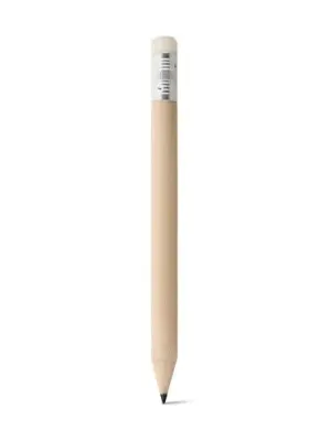 BARTER. Mini crayon HB avec gomme – Naturel clair