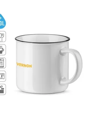 VERNON WHITE. Mug en céramique 340 ​​ml