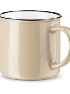 VERNON. Mug en céramique 340 ​​ml – Beige