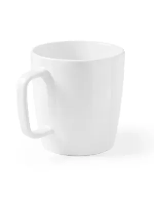 DHONI WHITE. Mug en céramique 450 mL – Blanc