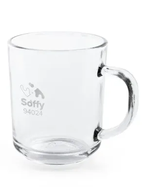 SOFFY. Glass mug 230 mL