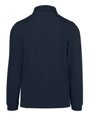 MY POLO 180 men's long-sleeved polo shirt – Navy