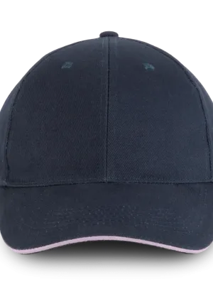 Orlando - gorra de 6 paneles – Navy / Pink