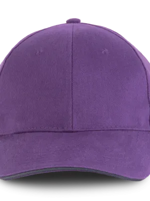 Orlando - gorra de 6 paneles – Purple / Dark Grey