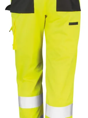 Pantalon cargo de sécurité – Fluorescent Yellow