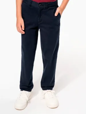 Boys' chino trousers