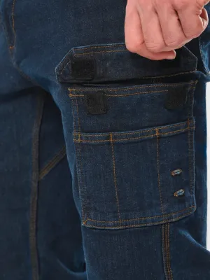Pantalón denim multibolsillos de hombre