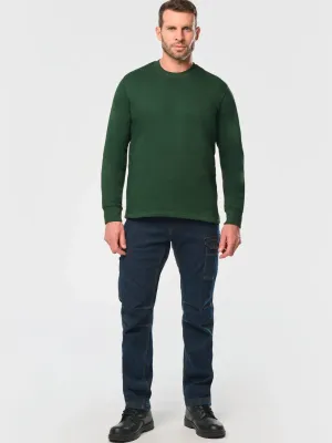 Pantalón denim multibolsillos de hombre