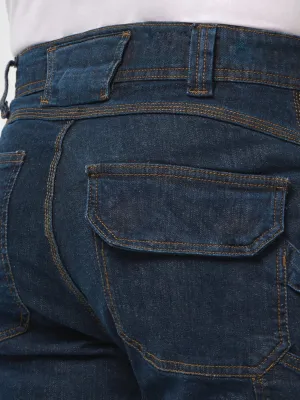 Pantalón denim multibolsillos de hombre
