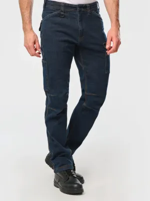 Pantalón denim multibolsillos de hombre
