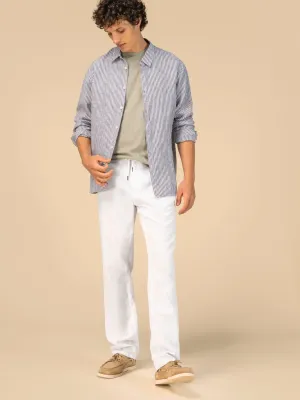 Pantalon écoresponsable en lin et coton bio homme
