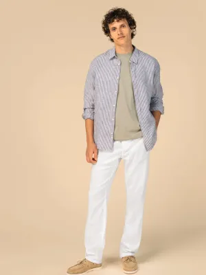 Pantalon écoresponsable en lin et coton bio homme