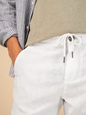 Pantalon écoresponsable en lin et coton bio homme