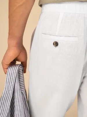 Pantalon écoresponsable en lin et coton bio homme