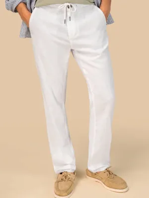 Pantalon écoresponsable en lin et coton bio homme