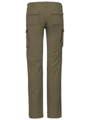 Ladies' lightweight multipocket trousers – Light khaki