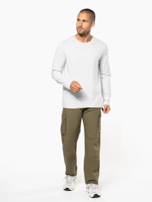 Pantalon léger multipoches homme