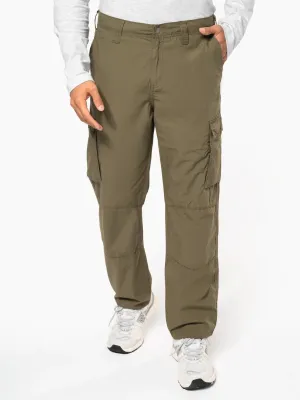 Pantalon léger multipoches homme