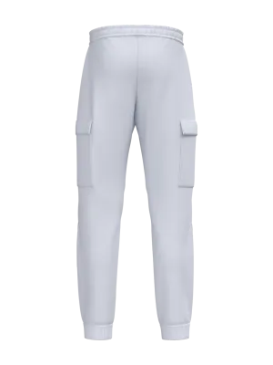 Men's eco-friendly fleece cargo trousers – White