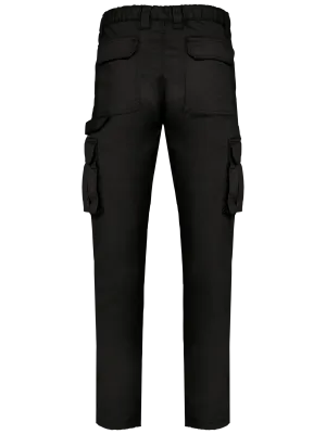 Pantalon multipoches écoresponsable homme – Black