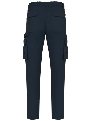 Pantalon multipoches écoresponsable homme – Navy