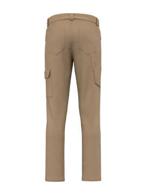 Pantalón elástico de algodón unisex – Camel