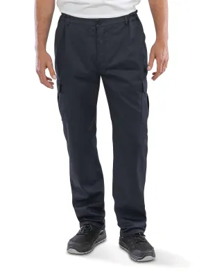 Recycled work-guard utility trousers