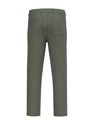 Eco-friendly men's washed effect utility trousers – Washed Organic Khaki