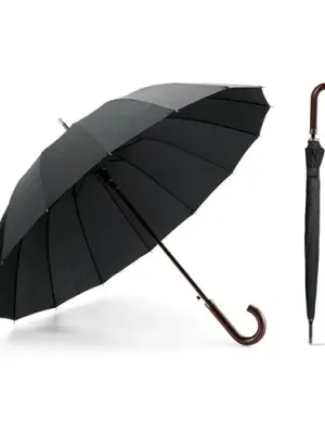 HEDI. 16 rib automatic opening umbrella in 190T pongee with automatic opening