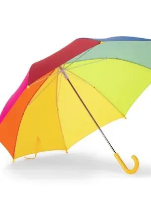 OLIVIA. 19" Kids Colorful Umbrella in 190T Polyester – Panaché