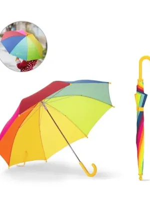 OLIVIA. 19" Kids Colorful Umbrella in 190T Polyester