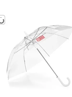 NICHOLAS. Transparent POE umbrella with automatic opening