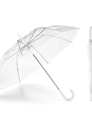 NICHOLAS. Transparent POE umbrella with automatic opening