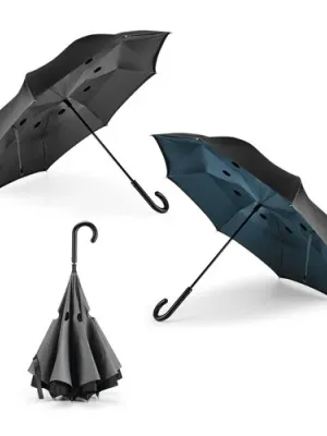 ANGELA. Parapluie réversible en pongee 190T