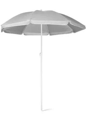 PARANA. Parasol inclinable 210T avec doublure argentée – Gris clair