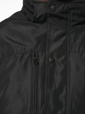 Parka con capucha desmontable de hombre