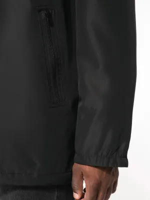 Parka con capucha desmontable de hombre