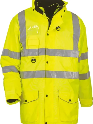 Hi-vis 7-in-1 safety parka