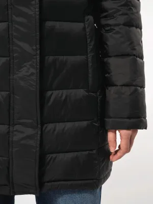 Ladies' lightweight hooded padded parka