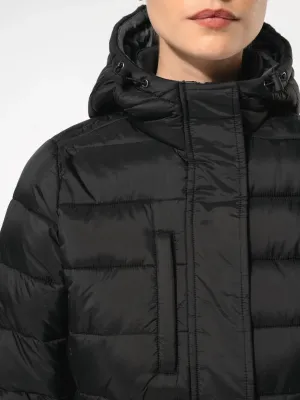 Ladies' lightweight hooded padded parka