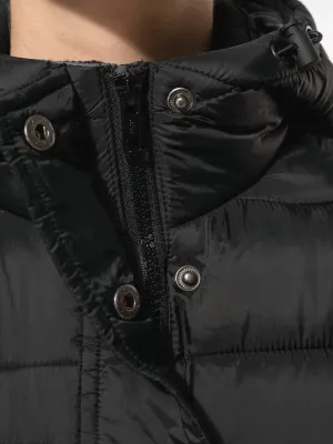 Ladies' lightweight hooded padded parka
