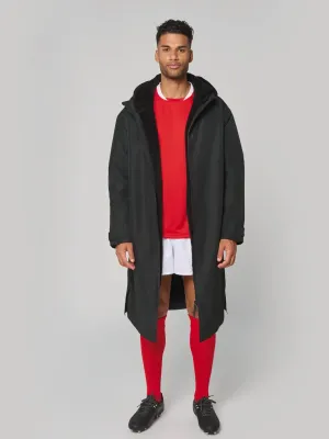 Unisex sherpa-lined long parka