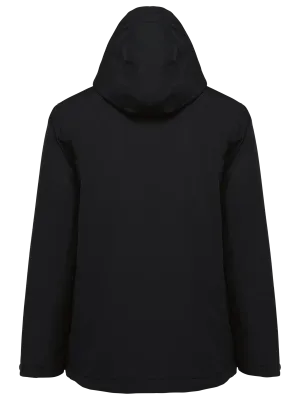 Parka performance con capucha unisex – Black