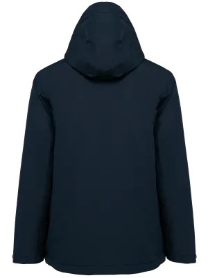 Parka performance con capucha unisex – Navy