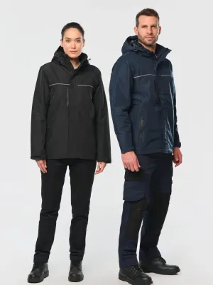 Parka performance con capucha unisex