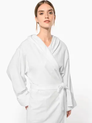 Peignoir de bain à capuche Bio
