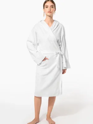 Peignoir de bain à capuche Bio